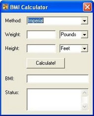 Body Mass Index BMI Calculator screenshot